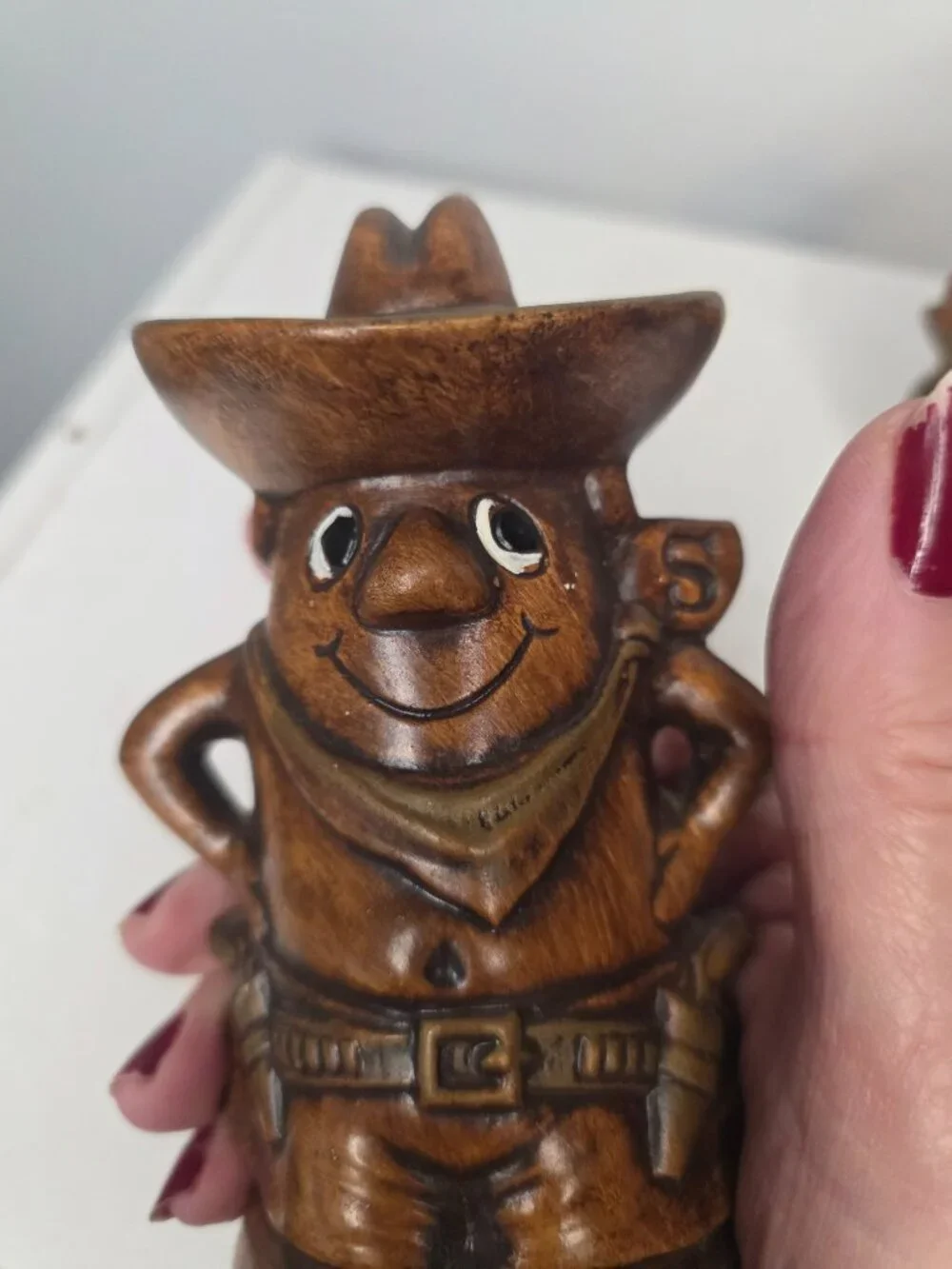 Vintage Treasure Craft USA Cowboy Cowgirl Salt & Pepper Shakers